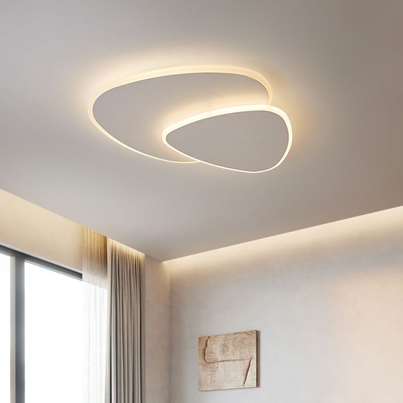 Plafonnier LED triangulaire blanc Zeno — vue 9 — Maison Velaro