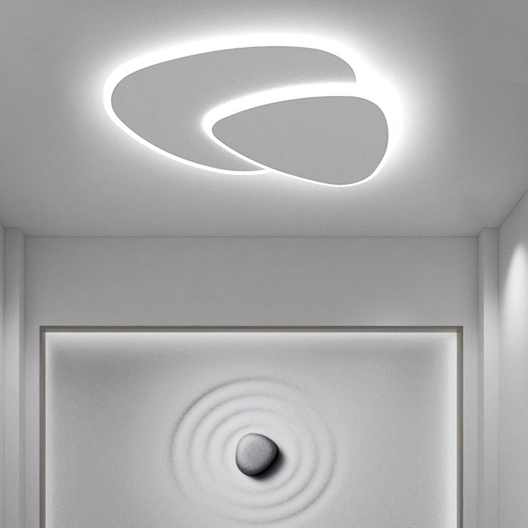 Plafonnier LED triangulaire blanc Zeno — vue 6 — Maison Velaro