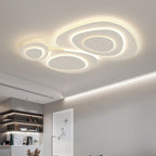 Plafonnier blanc en forme de nuage Jurel — vue 2 — Maison Velaro