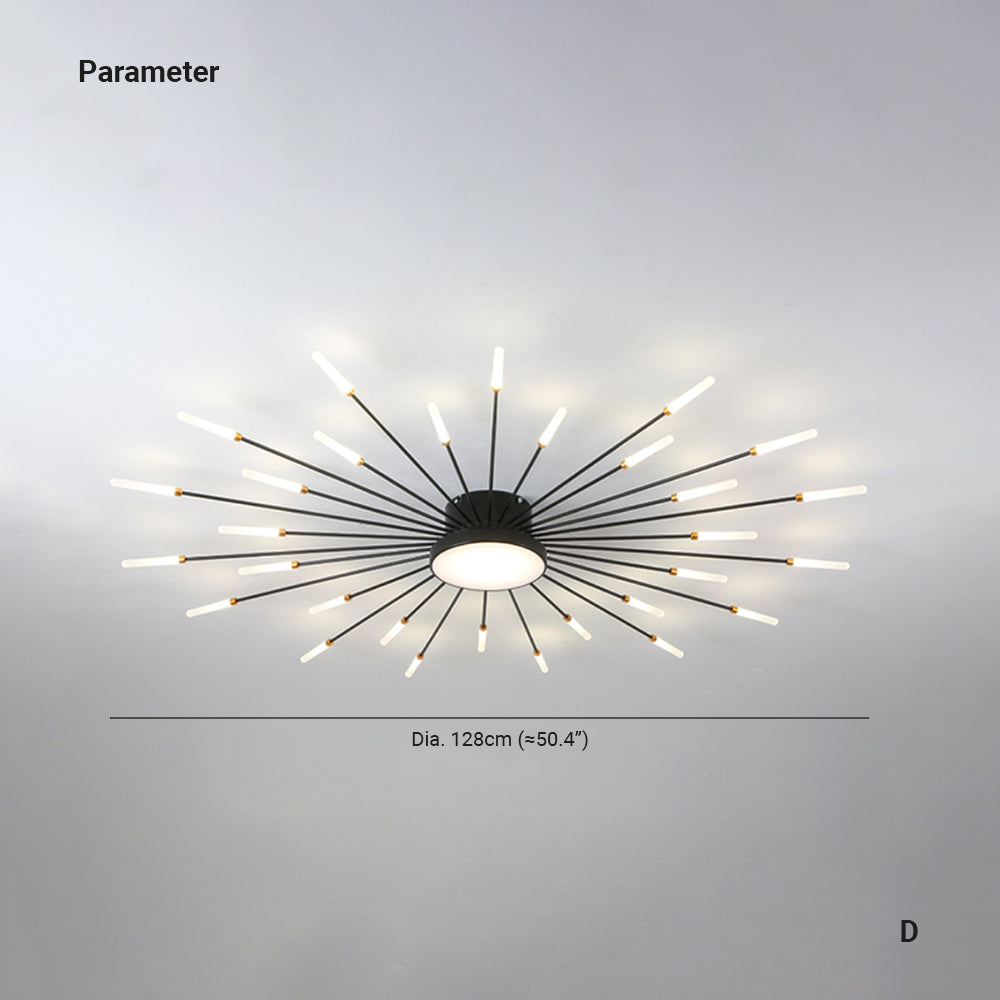 Plafonnier linéaire graphique LED Wesley — vue 6 — Maison Velaro