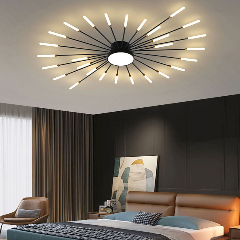 Plafonnier linéaire graphique LED Wesley — vue 1 — Maison Velaro
