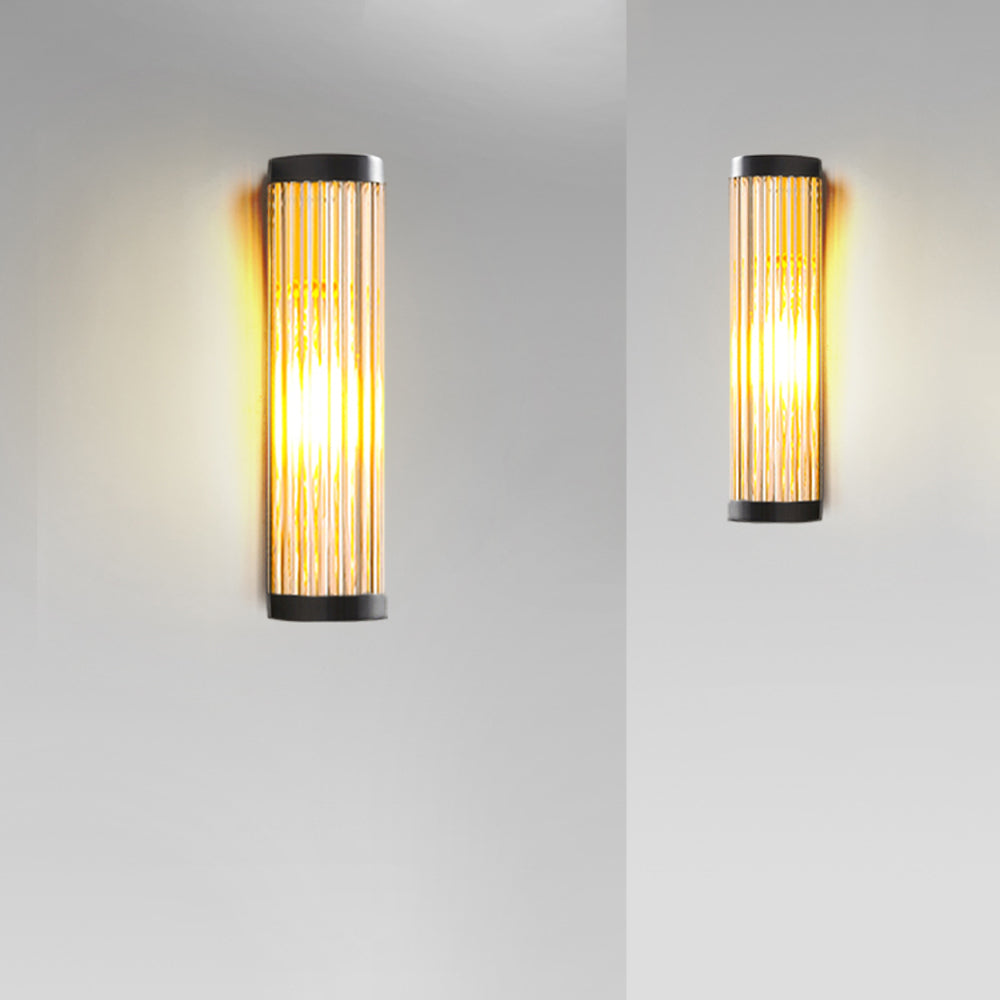 Applique extérieure en métal et verre Yoru — vue 7 — Maison Velaro