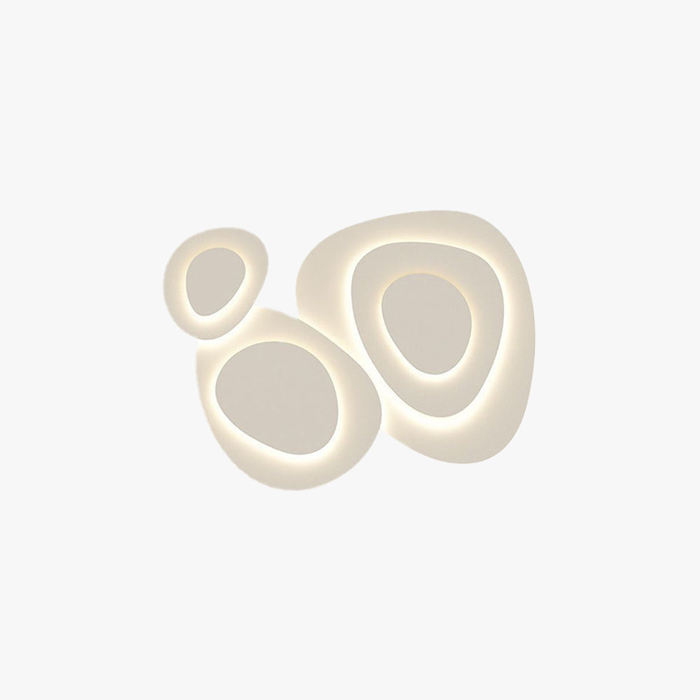 Plafonnier blanc en forme de nuage Jurel — vue 1 — Maison Velaro