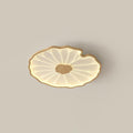 Plafonnier feuille de lotus finition bois Solara — vue 7 — Maison Velaro