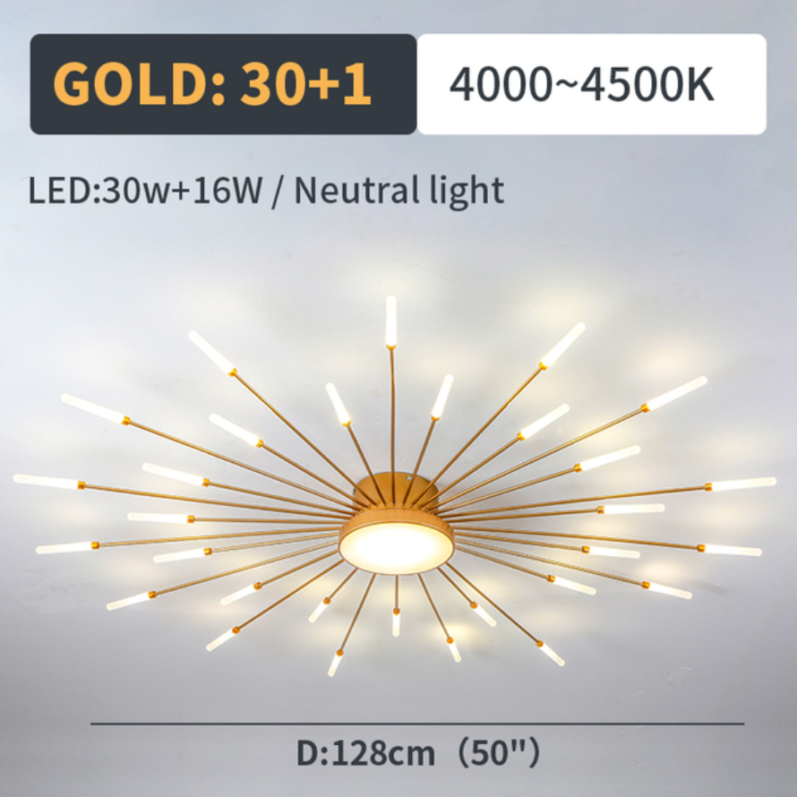 Plafonnier linéaire graphique LED Wesley — vue 13 — Maison Velaro